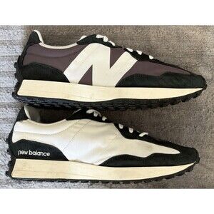 New Balance Mens Womens 327 FB FIGS Casual Sneakers Black Men’s 10.5/Wmns 12